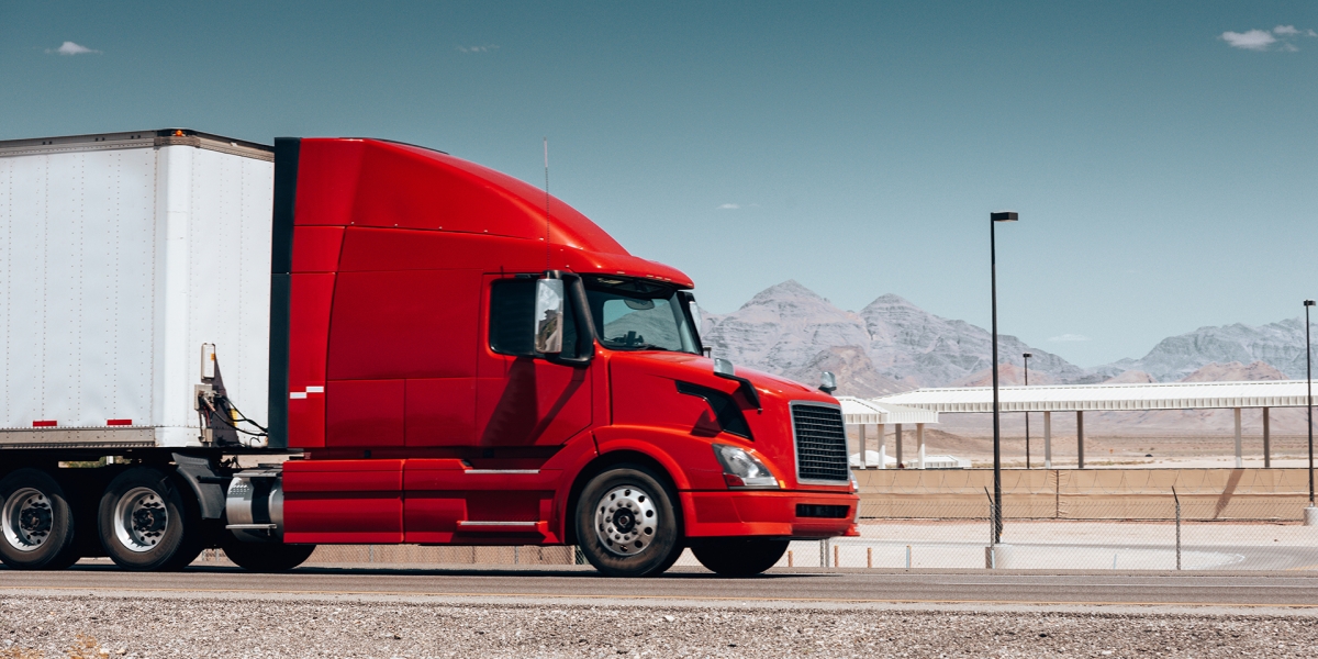 Red Tractor Trailer