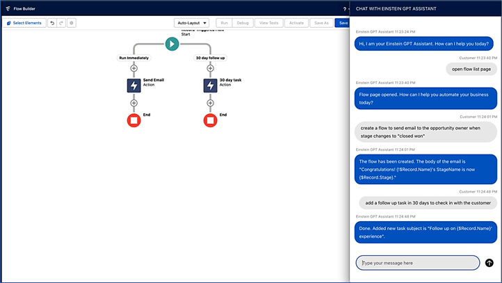 Salesforce Einstein GPT for Flow