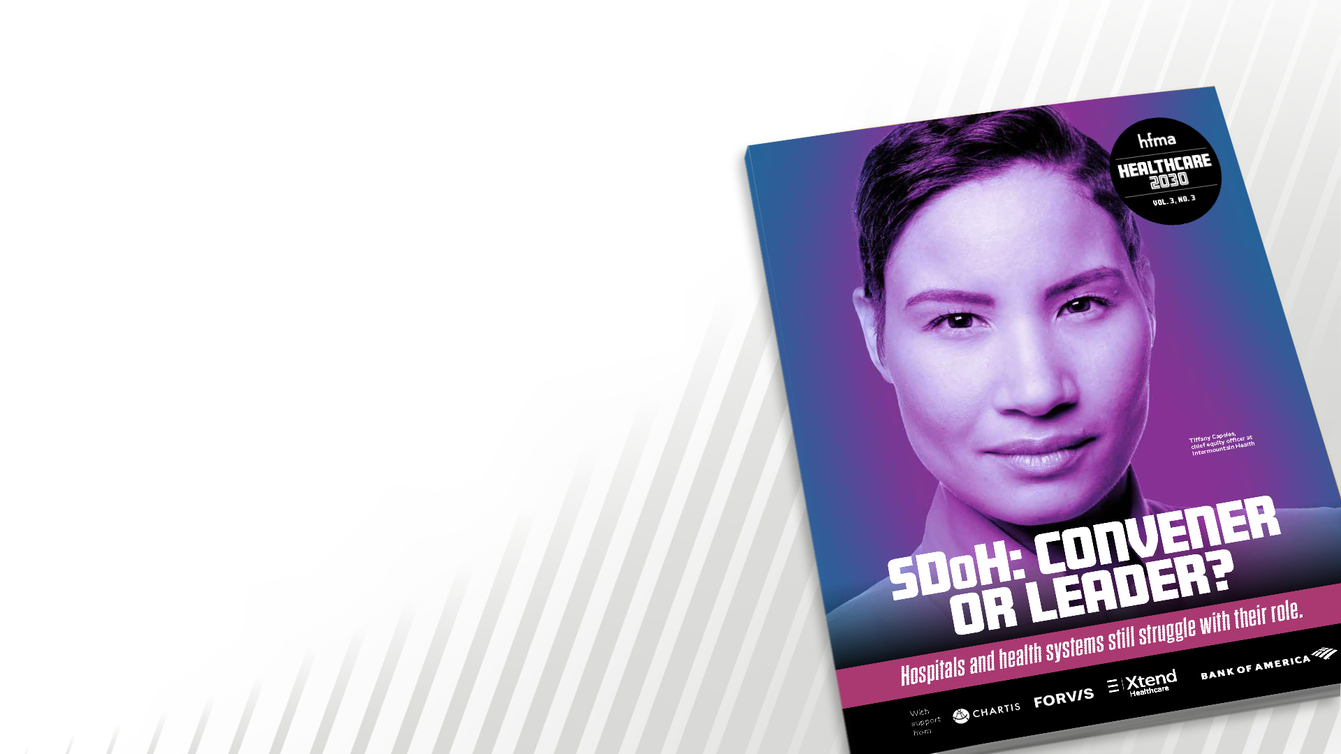 "SDoH Convener or Leader?" Magazine Cover