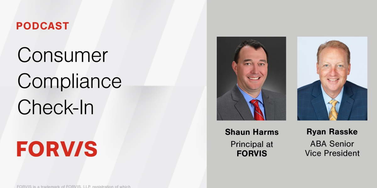 Consumer Compliance Check-In Podcast Header